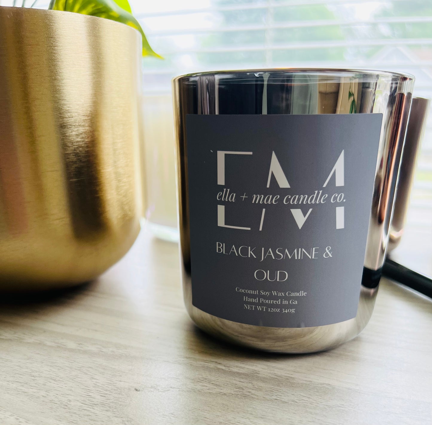 Black Jasmine & Oud 12oz Candle